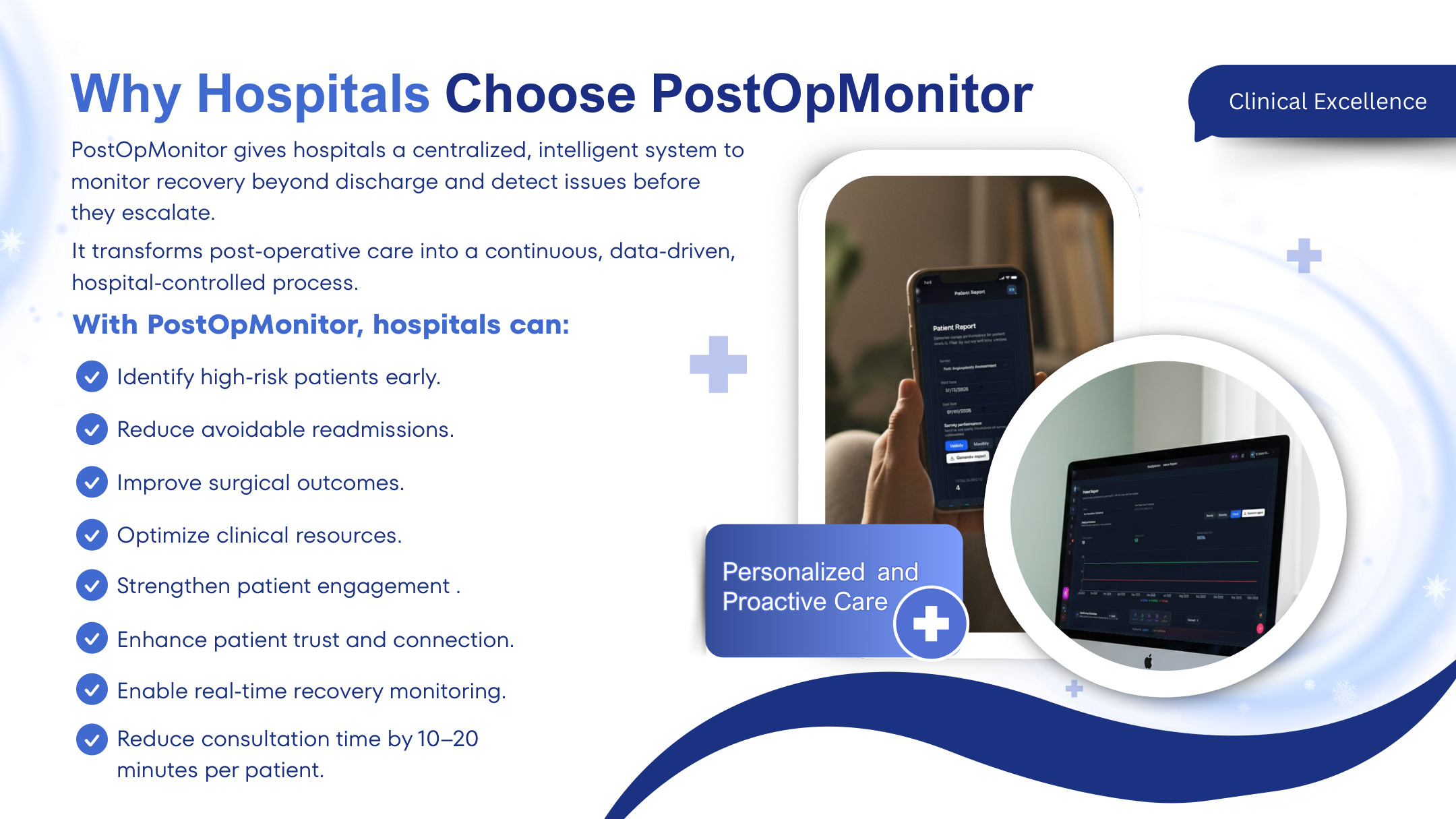Why hospitals choose PostOpMonitor